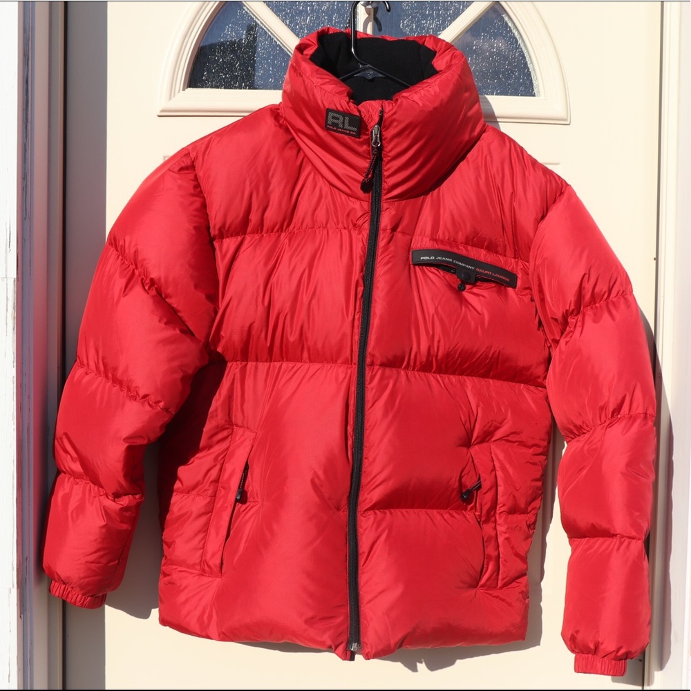 Vintage Polo Jeans Co Down Jacket size L